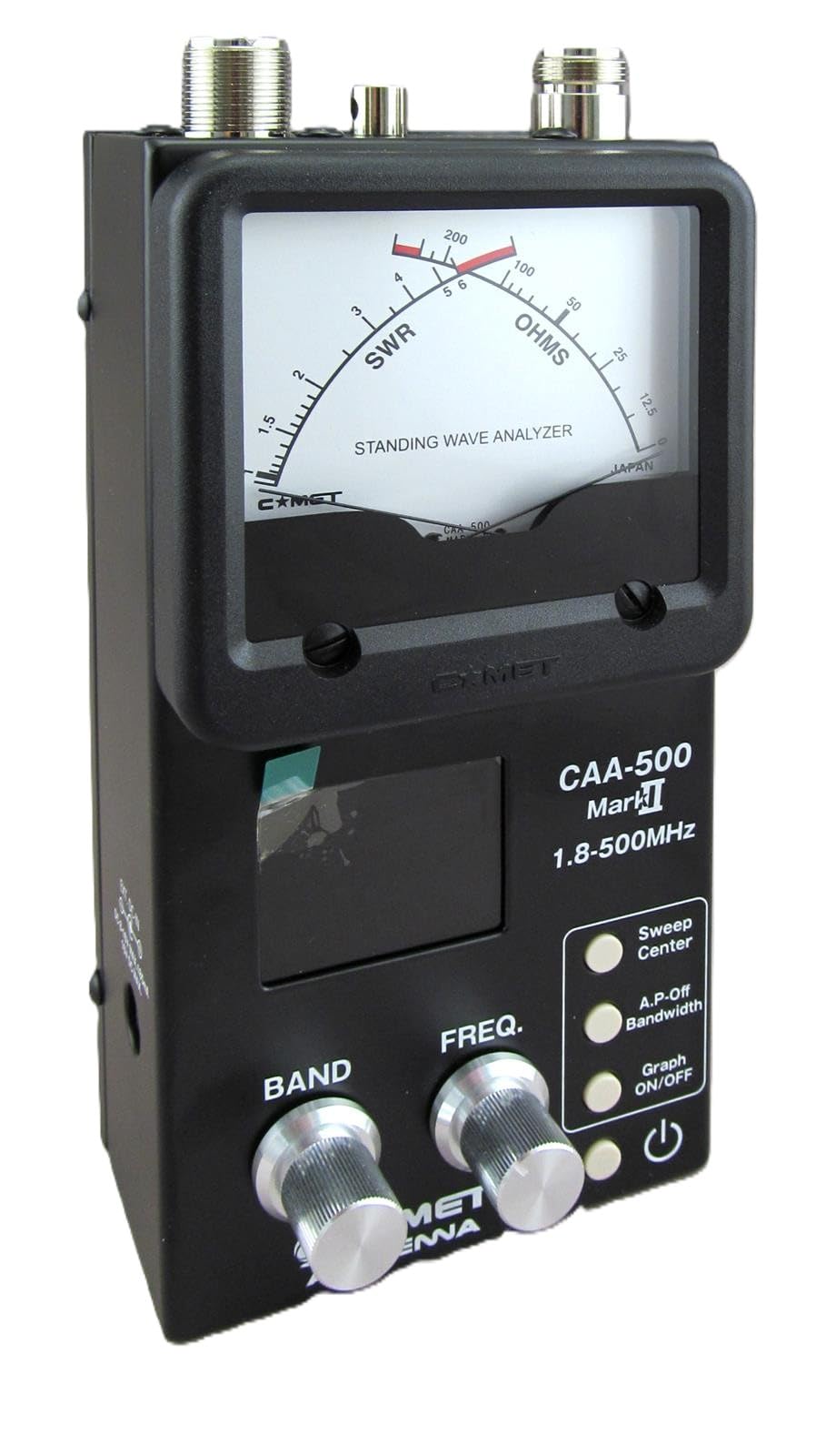 C★MET アンテナアナライザーCAA-500MarkⅡ 　おまけ付き Amazon.com: Comet CAA-500MarkII Antenna Analyzer 1.8-500 MHz